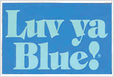 Luv Ya Blue flashcard