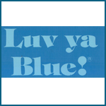 Luv Ya Blue Sticker